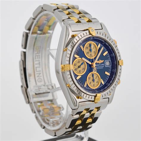 breitling two tone pilot bracelet|The Breitling Pilot bracelet .